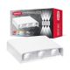 1-MWL-6W-WHS Фасадний світлодіодний світильник MAXUS MWL 6W 3CCT IP65 WH Square