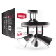 3-MSL-21241-RB Спот світильник на 3 лампи MAXUS MSL-02R 3x4W 4100K чорний