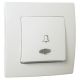 Кнопка дзвінка з підсвітленням 220 V білий Lillium Natural Kare MAKEL 32001070
