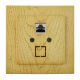 Розетка Nilson Touran клен комп'ютерна CAT5e RJ45