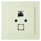 Розетка Nilson Touran кремова комп'ютерна  CAT5e RJ45