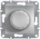 Світлорегулятор поворотний LED, RC 3-370 Вт, Алюміній, Asfora, EPH6800161