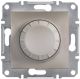 Світлорегулятор поворотний LED, RC 3-370 Вт, Бронза, Asfora, EPH6800169