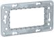 Супорт під 4 модуля, Zamak, Unica NEW NU7104