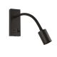 Світильник настінний Violux SNAKE USB+Type-C 5W 4200K 250Lm IP20 чорний ( 552101 )