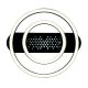 Світильник LED smart KENZO-R+пульт 85W 3000-5000K IP20 круг чорний Violux