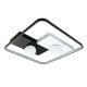 Світильник LED smart PICASSO-S+пульт 85W 3000-5000K IP20 квадрат біло-чорний Violux