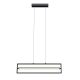 Світильник LED smart PRADA-P+пульт 90W 3000-5000K IP20 прямокутник чорно-золотий Violux