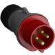 Вилка трифазна ABB / Amphenol 32А/4 332EP6 ( 2CMA101984R1000 )