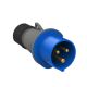 Вилка однофазна ABB / Amphenol 16А/3 216EP6 ( 2CMA101947R1000 )